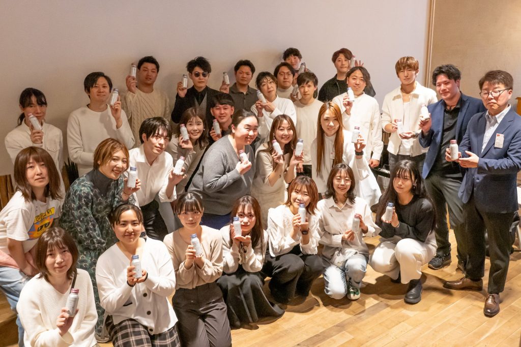 日本盛「はなや香」イベントの集合写真