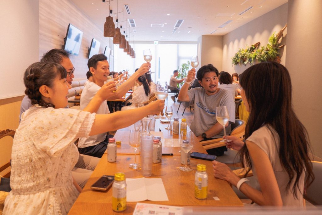 日本盛「はなや香」で乾杯