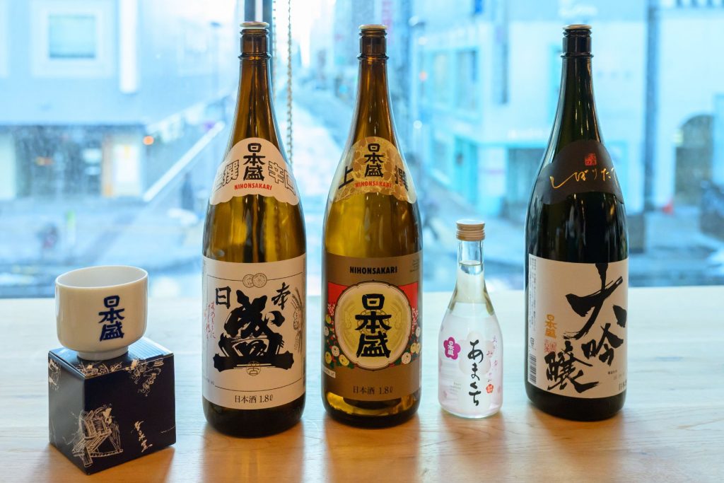 きき酒講座に登場した日本盛の日本酒